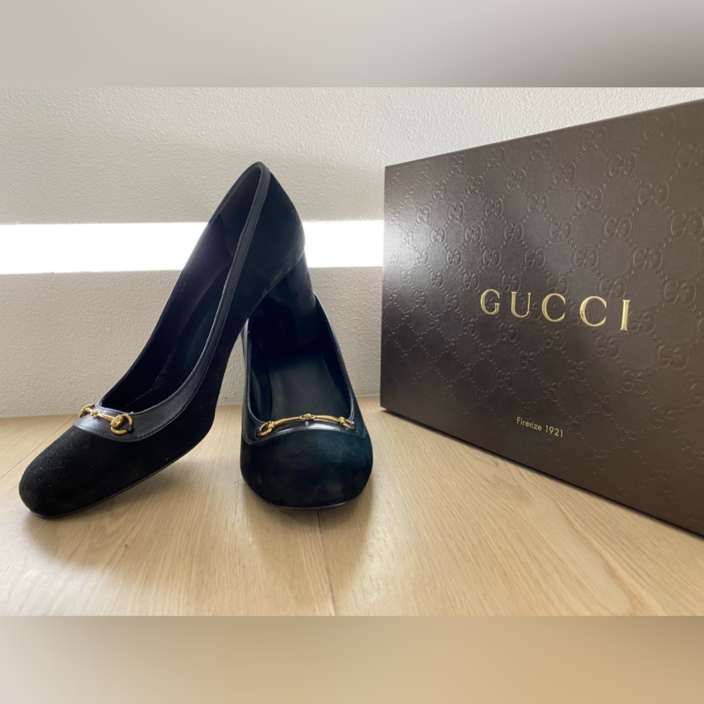 Gucci Kid Scamosciato/Nappa Charlotte Size 38